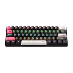 Onikuma Klaviatura Onikuma G55, crna, RGB, kompaktna, vodootporna, 61 tipki, USB