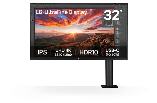 LG 32UN880K-B monitor, 81,2 cm, 4K UHD, IPS, crni (32UN880K-B.AEU)
