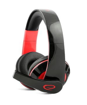 slomart Esperanza CONDOR - gaming slušalice s mikrofonom (crvene)