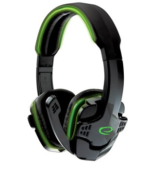 slomart Esperanza Raven gaming slušalice s mikrofonom, zelene