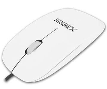 slomart Extreme XM111W Žični miš, USB-C, 3D optički, bijeli, Lacerta