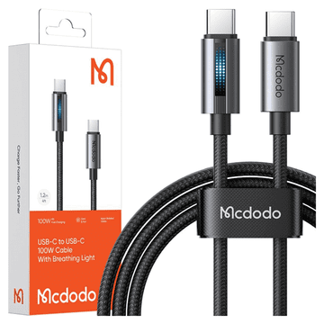 Mcdodo Mcdodo Usb-C Kabel Za Brzo Punjenje Za Samsung Apple Usb Type C 100W 1M Led