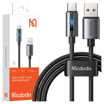 Mcdodo Mcdodo kabel usb-c brzo punjenje za samsung xiaomi tip c 6a 100w 1m led