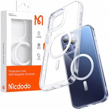 Mcdodo MCDODO etui magnetsko ojačano clear case za MagSafe iPhone 16 Pro
