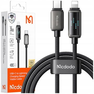 Mcdodo Mcodo punjač kabel usb-c lightning za brzo punjenje za iphone 1m led