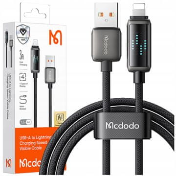 Mcdodo Mcdodo kabel za punjenje usb lightning brzog punjenja za iphone 1m led