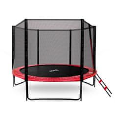 Aga Sport Pro Trampolin 305 cm Crvena + zaštitna mreža + ljestve