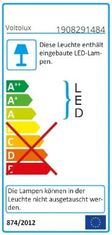 Paulmann SmartHome LED RGBW ugradbeni panel od brušenog željeza okrugli IP44