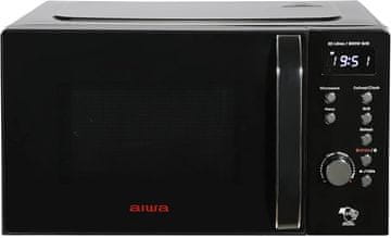 AIWA mikrovalna pećnica s kombinaciju roštilja AMW-202DG/BK, 20 l, digitalna, 700W