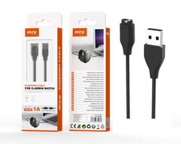 MoveTeck Kabel za punjenje za Garmin pametni sat - punjač