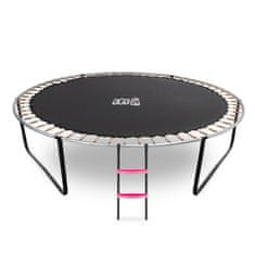 Aga Sport Pro Trampolin 305 cm Ružičasta + zaštitna mreža + ljestve