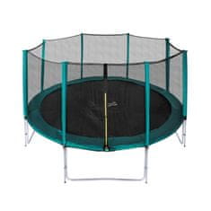 Aga SPORT PRO Trampolin 366 cm Tamno zelena + zaštitna mreža + ljestve