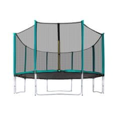 Aga SPORT PRO Trampolin 366 cm Tamno zelena + zaštitna mreža + ljestve