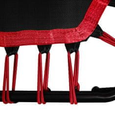 Aga FITNESS Trampolin 130 cm Crvena + ručka