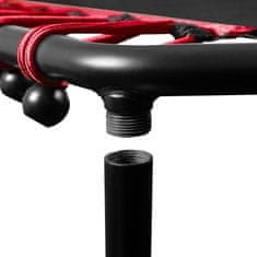 Aga FITNESS Trampolin 130 cm Crvena + ručka
