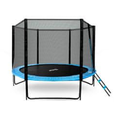 Aga Sport Pro Trampolin 305 cm Svijetloplava + zaštitna mreža + ljestve