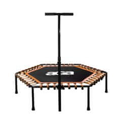 Aga FITNESS Trampolin 130 cm Narančasta + ručka