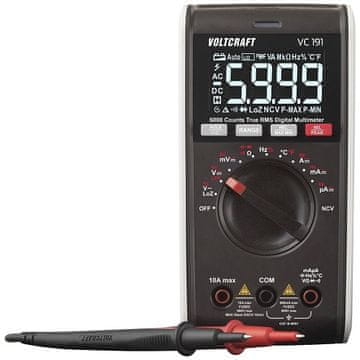 Voltcraft VC191 Ručni multimeter digitalni LoZ CAT III 600 V