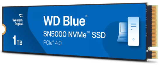 WD Plavi SSD disk, 1 TB, SN5000 NVMe (WDS100T4B0E)