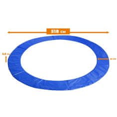 Aga Pokrivač za opruge na trampolinu 518 cm Plavi