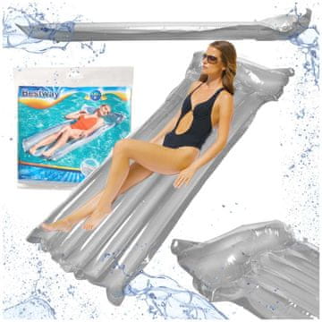 Bestway 44013 Siva napuhavajuća plivaća madrac