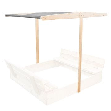 Aga Krov za dječje pješčanike 120x120 cm Siva