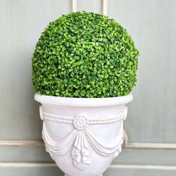 Netscroll Umetna biljna kugla 30 cm, otporna na UV, zelena dekorativna kugla za dom i vrt, Orby