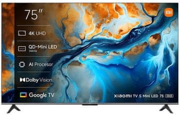 Xiaomi TV S mini LED 75 (2025) televizija, 190 cm (75), 4K UHD, QD MINI LED (L75MA-SPLEU)