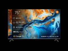 Xiaomi TV S mini LED 75 (2025) televizija, 190 cm (75), 4K UHD, QD MINI LED (L75MA-SPLEU)