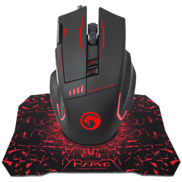Marvo  miš G909L + G1 Podloga za igranje