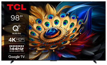 TCL 98C655 4K UHD QLED televizor, Google TV