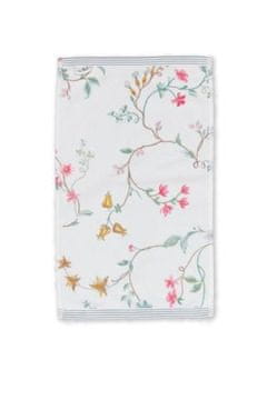 Pip Studio Ručnik Les Fleurs White 30x50 100% ba, froté, velur
