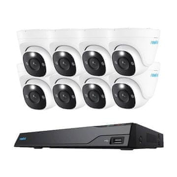 Reolink NVS16-12MD8 sigurnosni komplet, 1x jedinica za snimanje + 8x kamera, 4K 12MP UHD+, PoE, aplikacija, IP67
