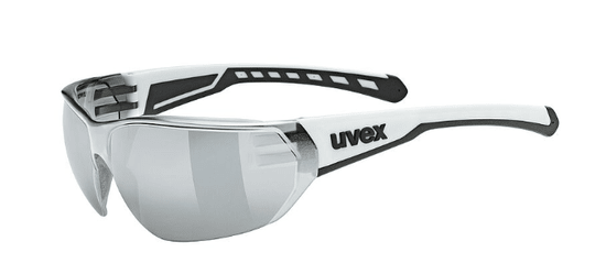 Uvex Equate naočale, Mat bijela/Mirror Silver