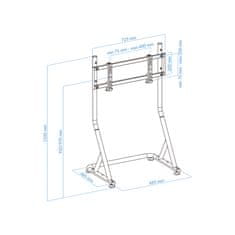 UVI Racing SIM samostojeći nosač za monitor/TV