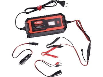 Extol Premium Auto punjač 8897303, 9-brzinski, mikroprocesorski upravljani, 12V/6V, 8A