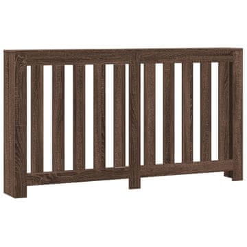 Vidaxl Pokrov za radijator hrasta sonome 149x20x82cm konstruirano drvo