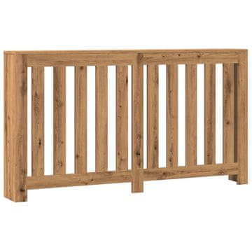 Vidaxl Pokrov za radijator boja artisian hrast 149x20x82 cm drveni