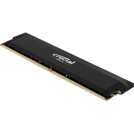 Crucial Pro Overclocking memorija (RAM), 16 GB, DDR5, CL38, 6400 MHz, UDIMM, crna (CP16G64C38U5B)
