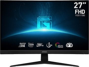 MSI Monitor G27C4 E3 / 27" / FHD / 180Hz / 1ms / ukrivljen / crn