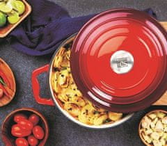 CS Solingen Set posuđa CS-067489 litinová Xanten 7 ks red