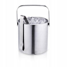 Alpina Kanta za led ED-249576 Ice bucket + tongs stainless steel 1.2 l