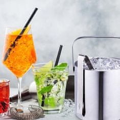 Alpina Kanta za led ED-249576 Ice bucket + tongs stainless steel 1.2 l