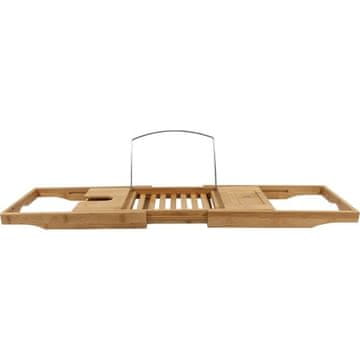 Ostatní Polica HT-24501194 fleksibilna bambusova kada 70-105 x 22 cm