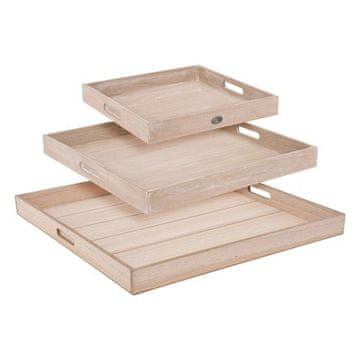 EXCELLENT Set pladnjeva za posluživanje KO-HZ1930680 3 ks natural