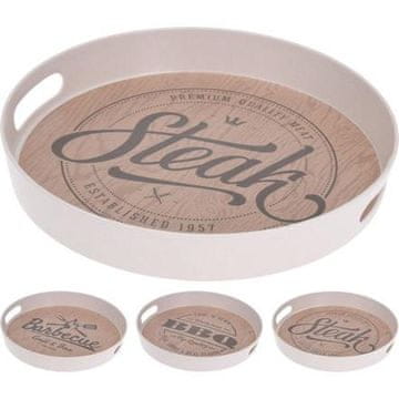 EXCELLENT Poslužavnik KO-177600260stea Okrugli odrezak 30 cm