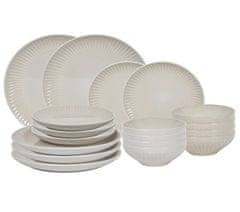 Ostatní Set tanjura za večeru HT-24327591 18 pcs glossy cream