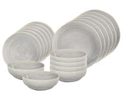 Ostatní Set tanjura za večeru HT-24327373 18 pcs Earth grey