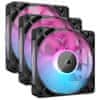 RX iCUE Link RX120 RGB ventilator, 120 mm, komplet s tri ventilatora