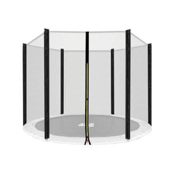 Aga Zaštitna mreža 220 cm za 6 štapova Crna mreža / Crna